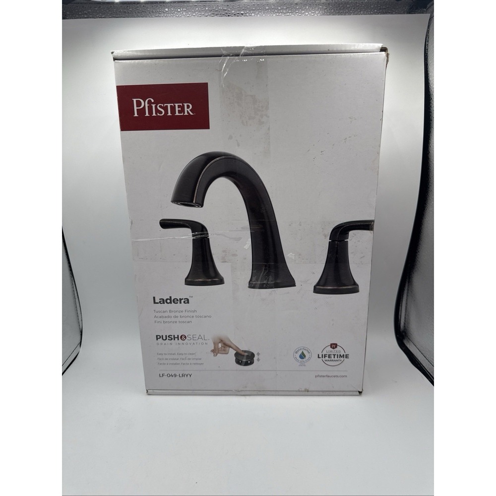 Pfister Ladera 8 in. Widespread Double Handle Bathroom Faucet in Tuscan Bronze